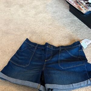 Denim Blue Women's Shorts